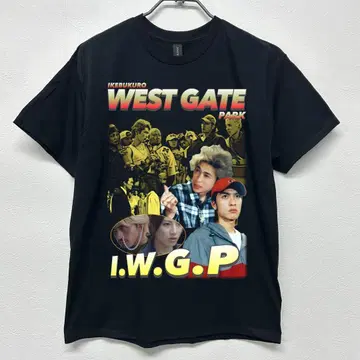 이케부쿠로 웨스트 게이트 파크 IWGP [ XL 사이즈 ] T셔츠 블랙