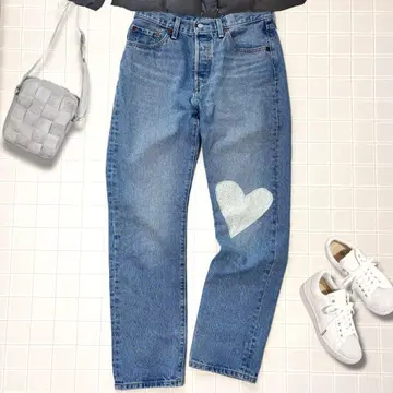 리바이스 501 150주년 기념 모델 스트레이트 데님 W28 L30