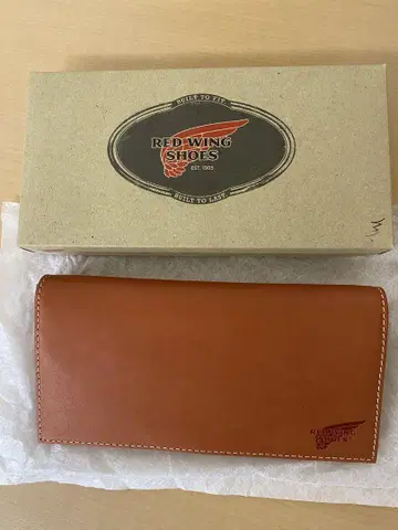 레어 레드윙 RED WING 브라운 소가죽 장지갑