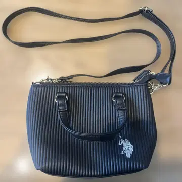 U.S POLO ASSN 폴로 코듀로이풍 숄더백 핸드백