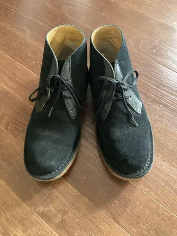 [ CLARKS ORIGINAL ] 클락스 트 부츠 블랙 스웨이드