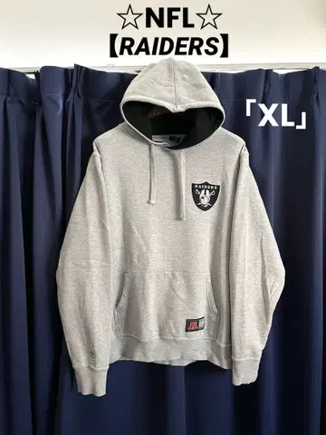 NFL 레이더스 미식축구 후드 맨투맨 풀오버 후디