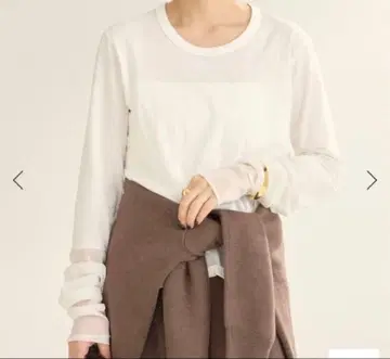Plage R'IAM sheer cuff 풀오버