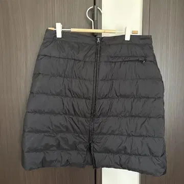 새상품급 워셔블 퓨전 다운 스커트 BLACK LL 사이즈