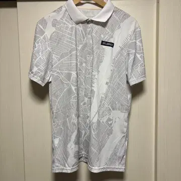 TaylorMade 지도 도안 피케 셔츠 L