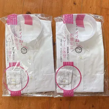 미사용 새상품 여성용 와이셔츠 긴팔 취업활동, 입학식, 업무용 세트