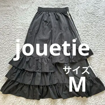 jouetie 라인 프릴 플레어 스커트