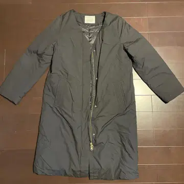 BAYFLOW 노카라 롱 다운 자켓