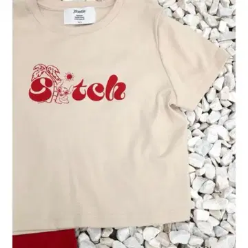 [ Lilo&Stitch ] 로고 핏 T셔츠