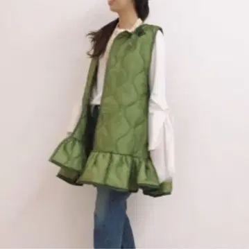 77circaRay BEAMS / 별주 퀼팅 베스트