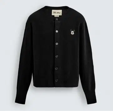 [ 레어/사이즈 S ] 미키마우스 패치 가디건 ZARA X DISNEY
