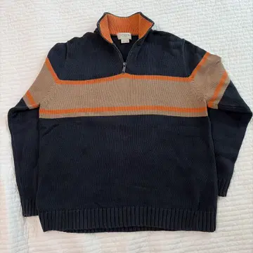 J.Crew 하프 지퍼 코튼 니트 L 사이즈