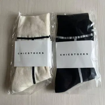 CHICSTOCKS 스트라이프 삭스 2세트