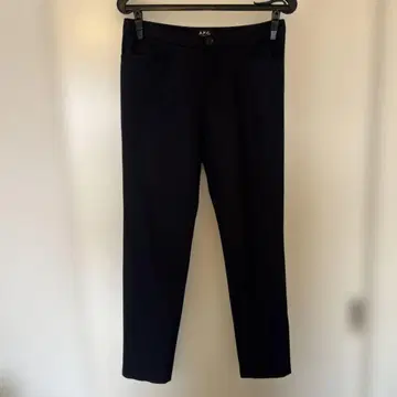 A.P.C. 아페쎄 테이퍼드 울 팬츠 다크 네이비 여성용