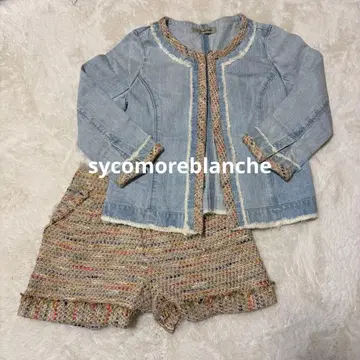 sycomoreblanche 셋업 레트로 레어 데님 자켓