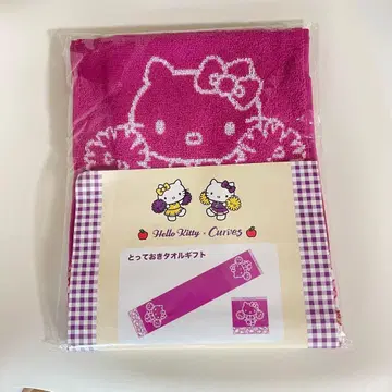 헬로 키티 커브스 키티 타월