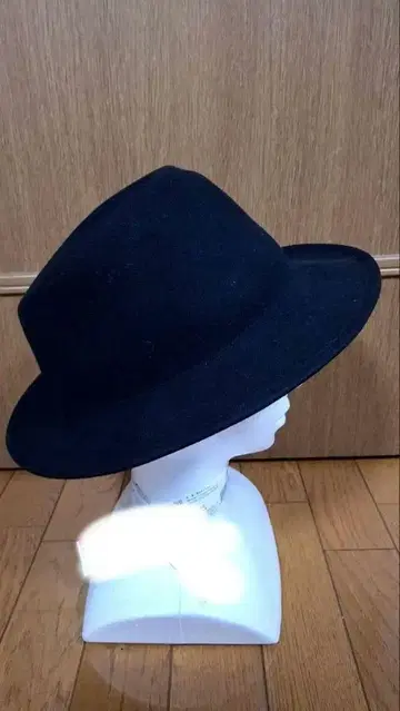 ENVYM 블랙 울 펠트 햇