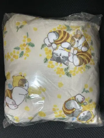 모프 샌드 mofusand 미모사 따뜻한 수납 포켓 부착 3way 담요