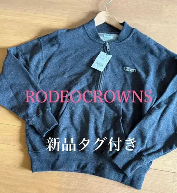 7150엔 택 포함 새상품 RODEOCROWNS 루즈핏 맨투맨 그레이