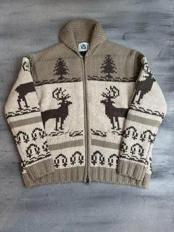 코위찬 니트 캐내디언 스웨터