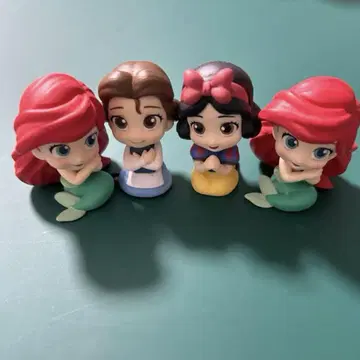 기다림 디즈니 프린세스 아리엘 벨 백설공주 묶음 판매 피규어