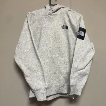 THE NORTH FACE 그레이 후드 부착 후드티 M