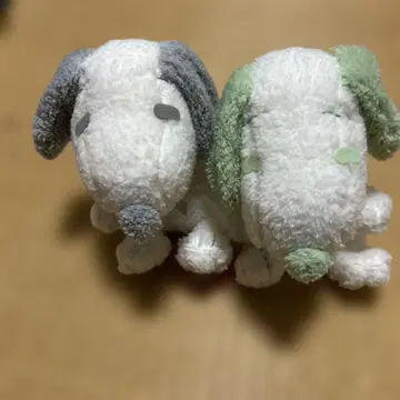 개 봉제 인형 2개 세트