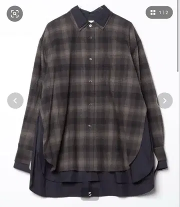 stein OVERSIZED LAYERED SHIRT