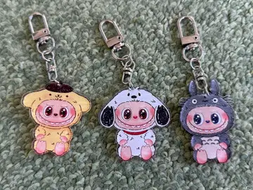 러브부 아크릴 키링 세트