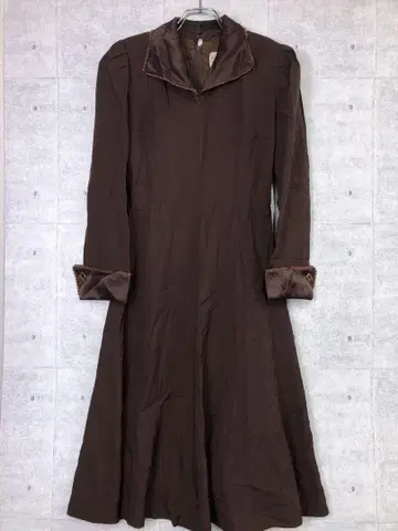 ROSE'C 쇼와 레트로 보헤미안 컨트리 구제 의류 플레어 원피스