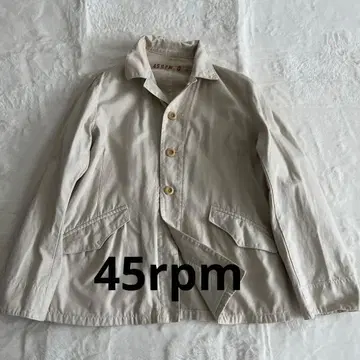 45rpm 코튼 스텐카라 코트 M