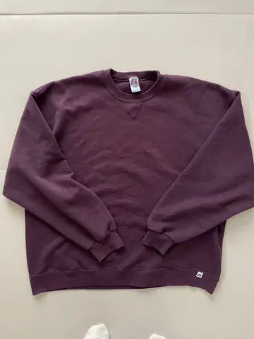 90s RUSSELL 퍼플 크루넥 맨투맨 XXL 빈티지