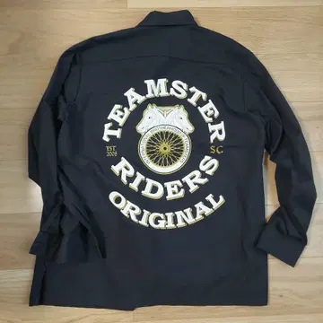 TEAMSTER RIDERS 오리지널 셔츠 블랙