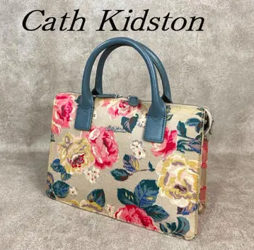 [ 미사용 ] 캐스키드슨 PVC 코튼 2웨이 핸드백