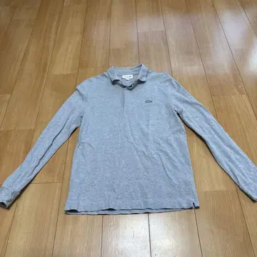 라코스테 LACOSTE 긴팔 피케 셔츠 화이트