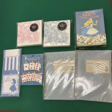 (10-164) 앨리스 인 원더랜드 북형 상자 페이퍼 레터 세트
