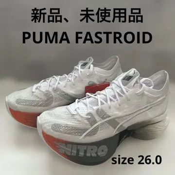 [새상품, 미사용품] PUMA FASTROID size 26.0 화이트
