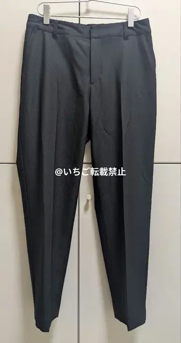 any sis 블랙 슬랙스 밴딩 허리 온워드