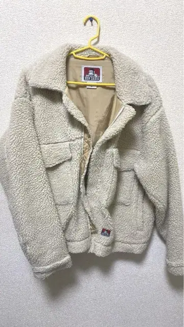 베이지 보아 플리스 자켓