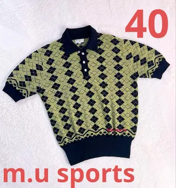 m.u 미에코 우에사코 골프 여성용 니트