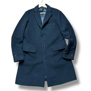 [ 새상품급 ] BEAMS 체스터 코트 롱 블랙 M 남성용