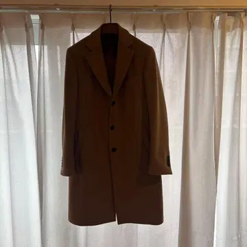 LARDINI 체스터 코트 베이지 사이즈 50