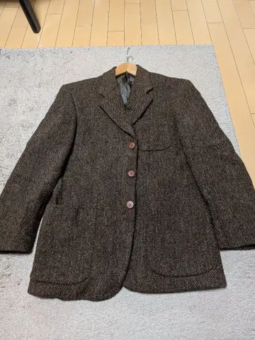 Harris Tweed 헤링본 테일러드 자켓