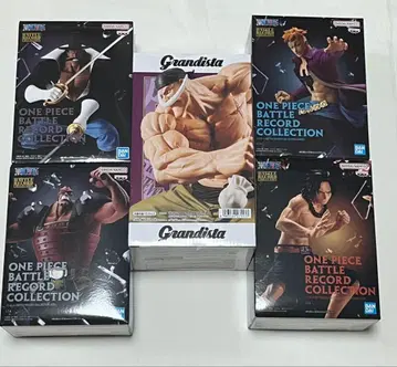 흰 수염 해적단 피규어 세트 흰 수염 마르코 에이스 조즈 비스타