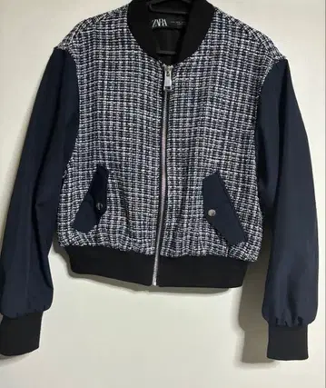 ZARA 네이비 MA1 자켓 숏 기장