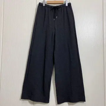 24AW 새상품급 Theory Drawstring Plon 와이드 팬츠