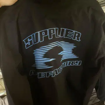 SUPPLIER x Age Factory 블랙 후드티 M