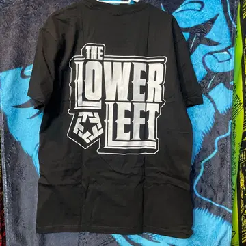 THE LOWER LEFT 블랙 T셔츠