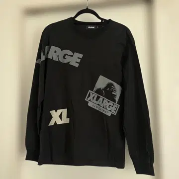XLARGE 블랙 긴팔 티셔츠 XL