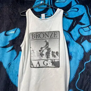 BRONZE AGE USA 모델 그래픽 탱크탑 M 사이즈